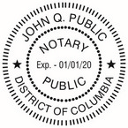 Dist. of Columbia Notary Seals